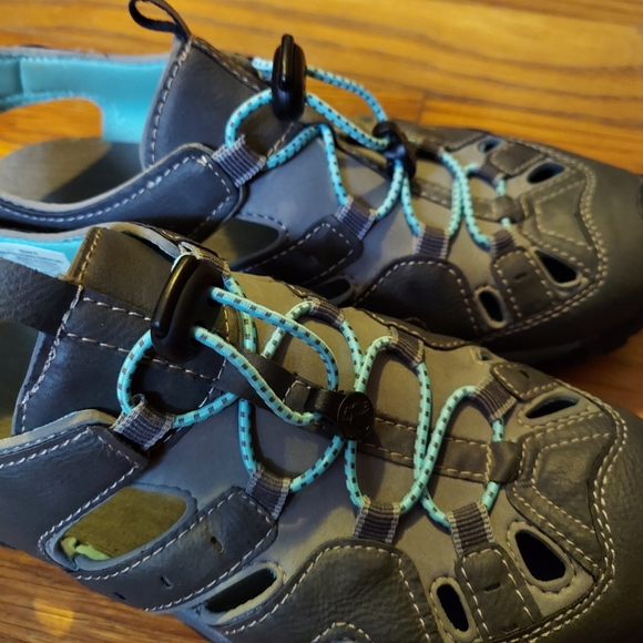 NORTHSIDE Women´s Sandals Burke II Sport Grey / AQua   Size 9 - Picture 4 of 7